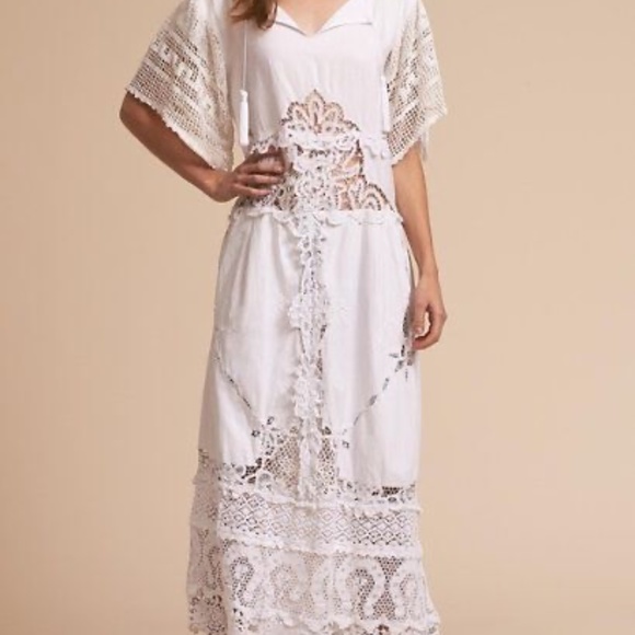 Place Nationale Lace Maxi Dress